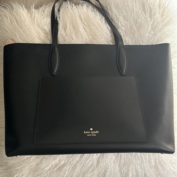 kate spade large black tote - Picture 3 of 7